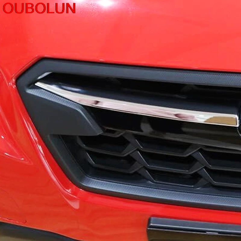 OUBOLUN 4 шт. для 5 дверного хэтчбека Subaru XV 2017 2018 ABS хром внешние аксессуары верхняя