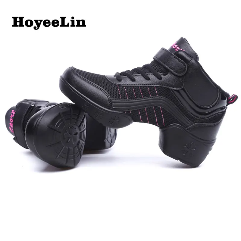 HoYeeLin/танцевальные кроссовки до щиколотки женские дышащие сетчатые джазовые в