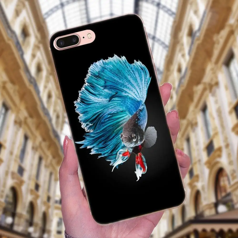 Цветной мягкий чехол Betta Fish для Huawei P8 P9 P10 P20 P30 Mate 7 8 9 10 20 Lite Plus Pro 2017 | Мобильные