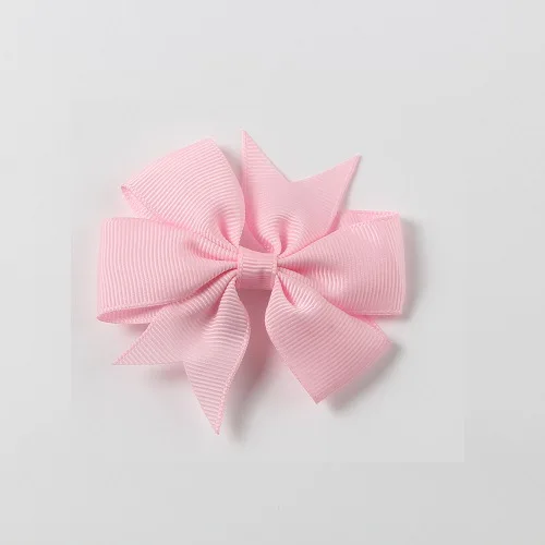 Yundfly 20pcs/lot Baby Girls Ribbon Bow Clips Hairpins Alligator Metal Hair Bows Clip Headwear Hairbows Hair Accessories images - 6