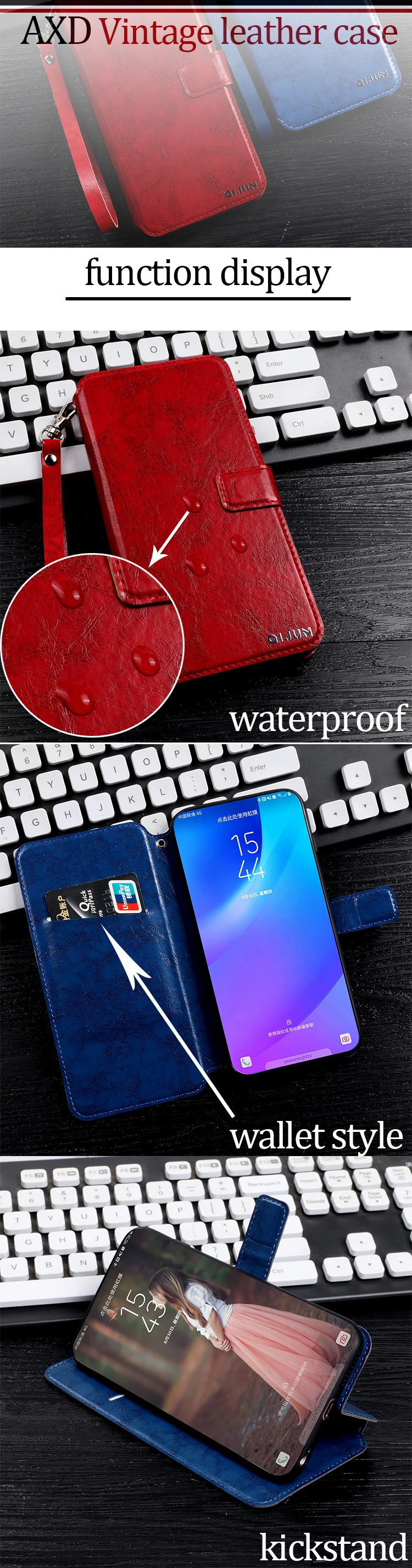 Чехол-книжка для Doogee X3 X5 Pro Max X6 X7 X9 Mini fundas, винтажный кошелек в деловом стиле, чехол-подставка для X10 X20 X30 X5Pro