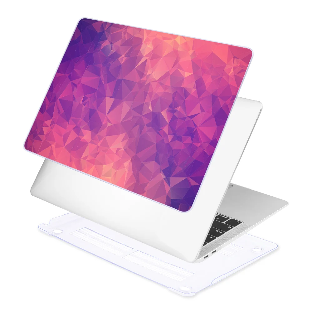Чехол для ноутбука MacBook Air Pro retina 11 12 13 15 A1932 Pro 13 15 16 дюймов Сенсорная панель A2141 A2159 пластиковый жесткий чехол