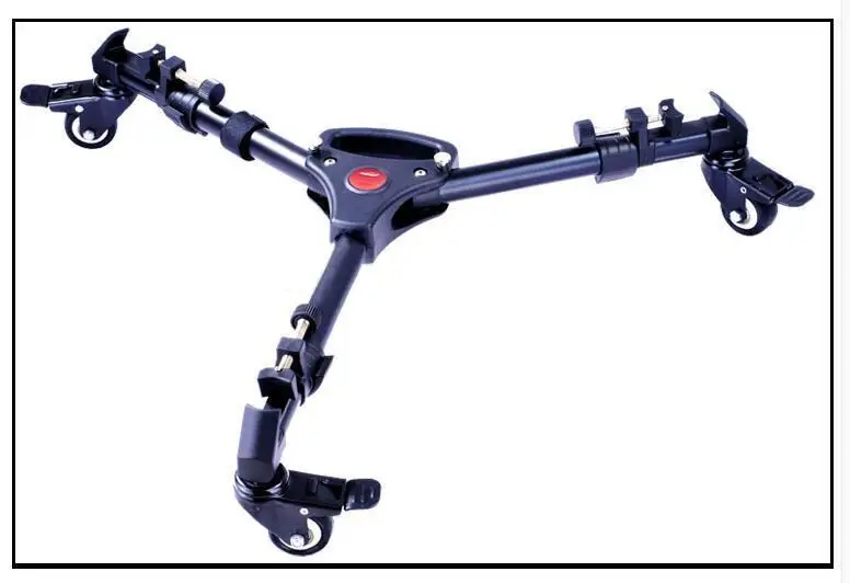 Универсальные складные колеса для сверхмощной фотокамеры|tripod dolly|tripodtripod offers |