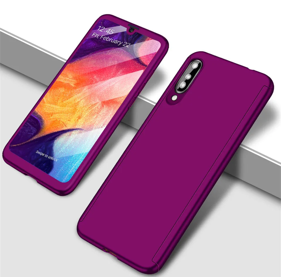 360 Защитный чехол для samsung Galaxy S8 S10 S9 плюс Чехол S10E Lite для A50 A70 A40 A30 A10 A60 M20 M30 M10 Note 8, 9, 10, чехол