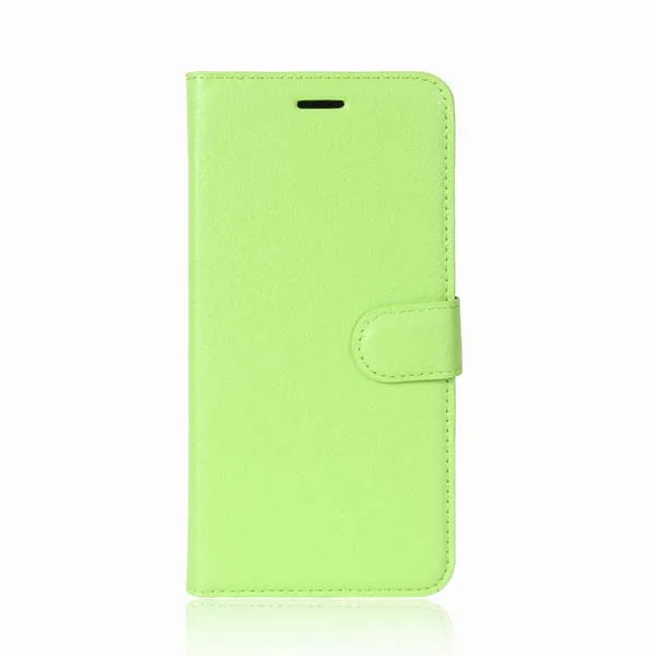 Green YINGHUI кожа личи ультра тонкий светильник вес кожаный чехол для телефона Для Doogee X60L - Цвет: Green