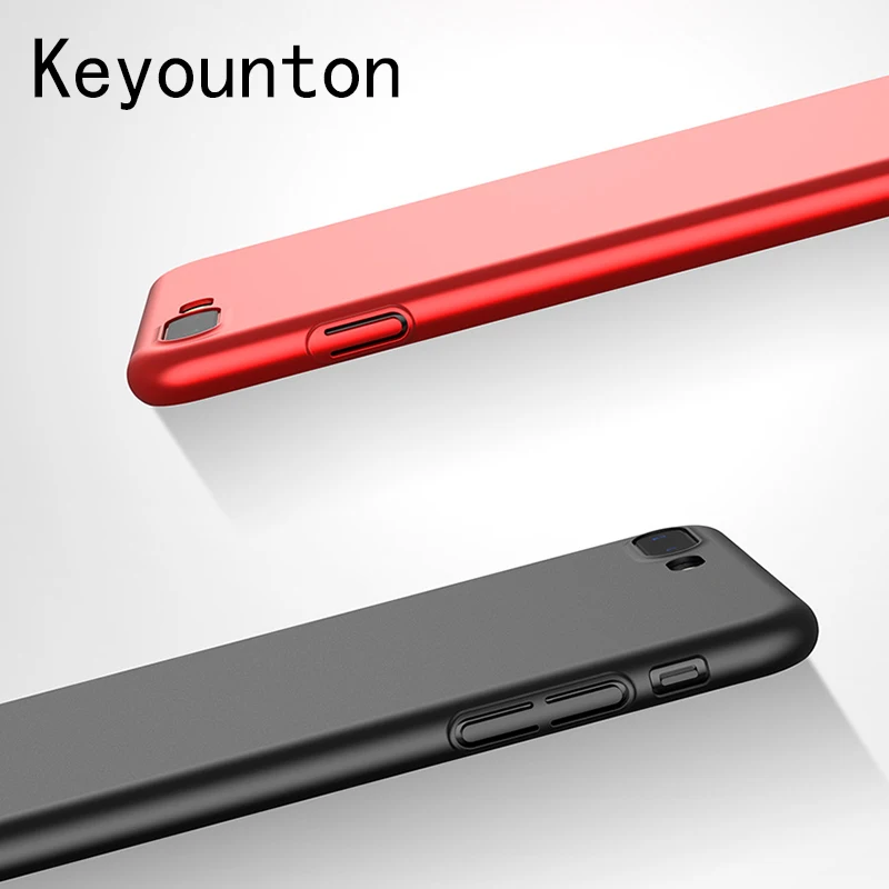 Чехол Keyounton для iPhone X черный чехол матовая жесткая сумка мобильного телефона 6 S Plus