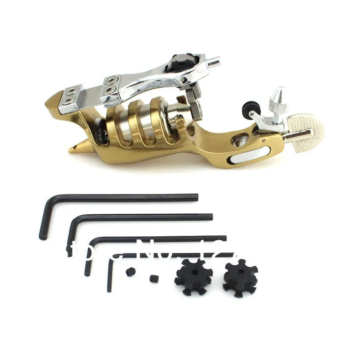 Бесплатная доставка Оптовая продажа премиум Золотой Sunskin роторная тату машина