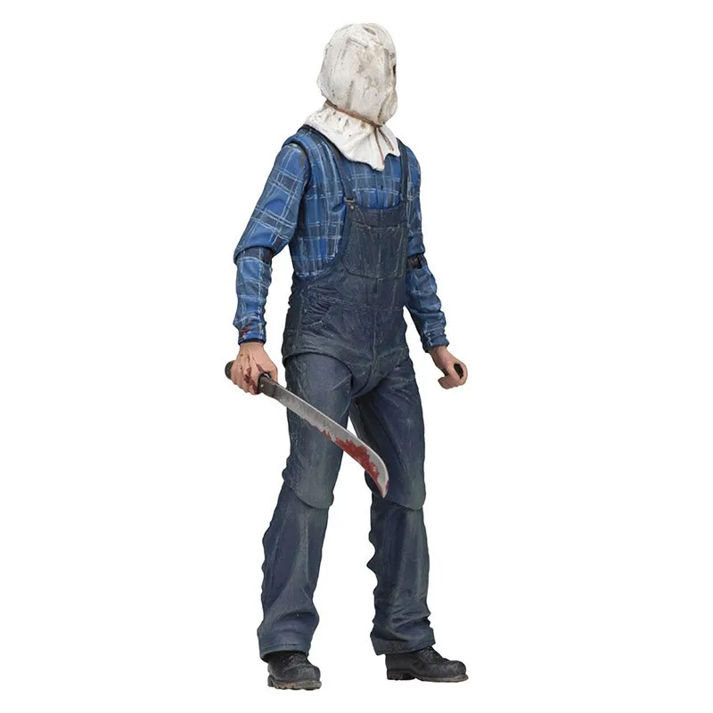 NECA Friday the 13Th Part II Jason Voorhees разоблаченная сцена Делюкс издание ПВХ фигурка