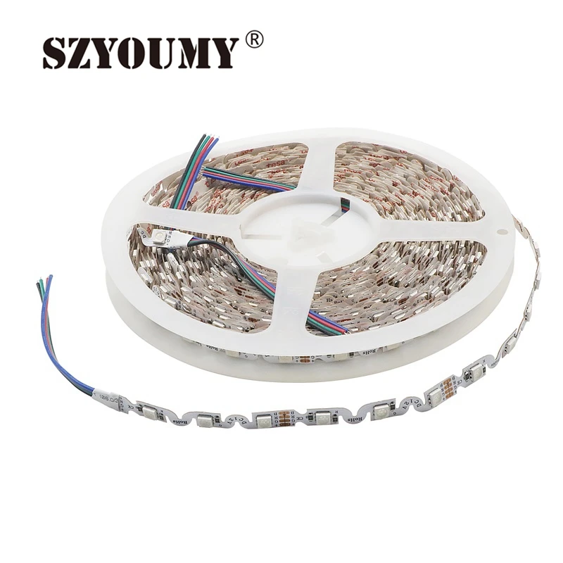 Лента Светодиодная гибкая 60 светодиодов/м 5 м/лот 5050 RGB|led strip 5050|led rgbled |