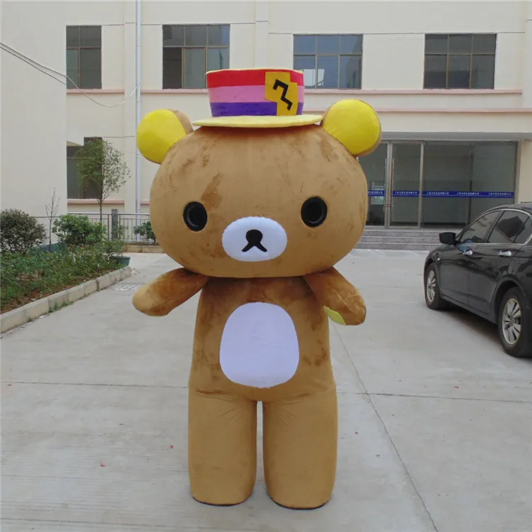Индивидуальные Janpan костюмы талисмана Rilakkuma мультипликационный персонаж с