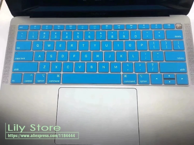 Силиконовый чехол для клавиатуры с защитой кожи на английском языке Apple MacBook Air 13