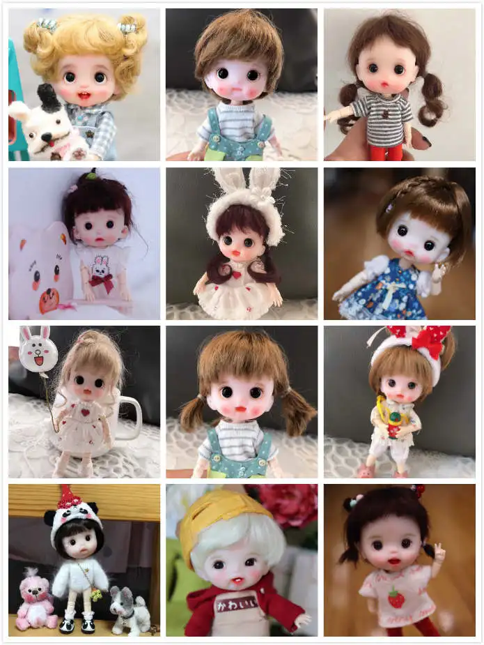 OB11 Кукольная голова на заказ 1/8 BJD куклы OB DIY 0715 | Игрушки и хобби