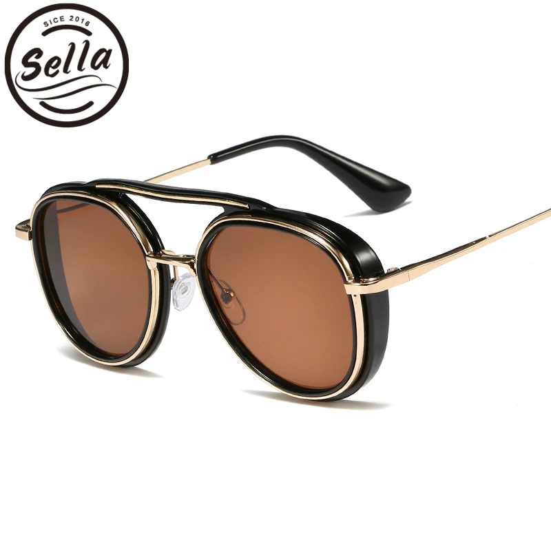 Солнцезащитные очки Sella в ретро стиле для мужчин и женщин Модные Винтажные