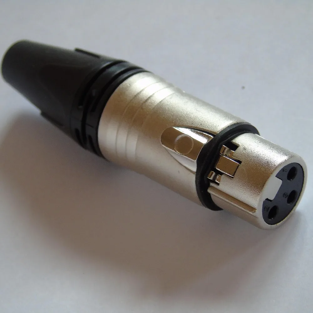 Высококачественный аудиоразъем xlr 300 шт./лот штекер микрофона с NC3MXX &amp NC3FXX 3pin