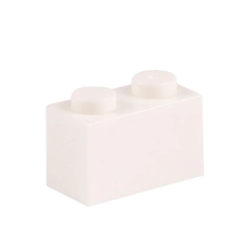 white 200pcs Мпц Творческий кирпича 1x2 300" сделай сам" Азов просветить строительные блоки классические наборы Совместимость Собирает Частицы Игрушки для детей - Цвет: white 200pcs