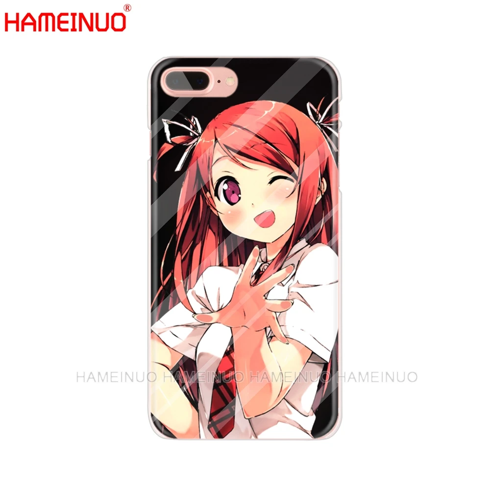 HAMEINUO заблокирован в экран аниме для девочек kawaii сотовый телефон чехол iphone X 8 7 6 4 4s