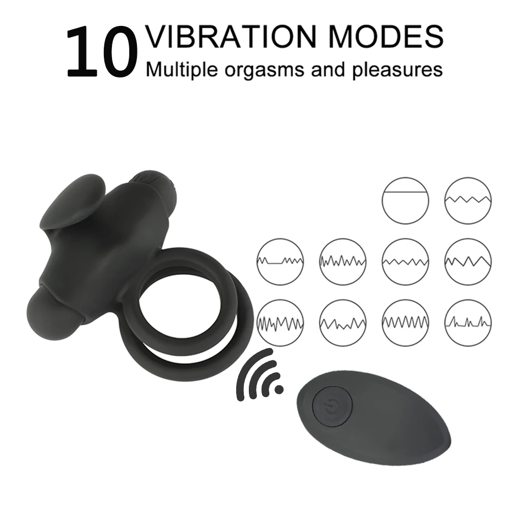 USB зарядка 10 скоростей вибрация кольцо для пениса губы вибрационный стимулятор