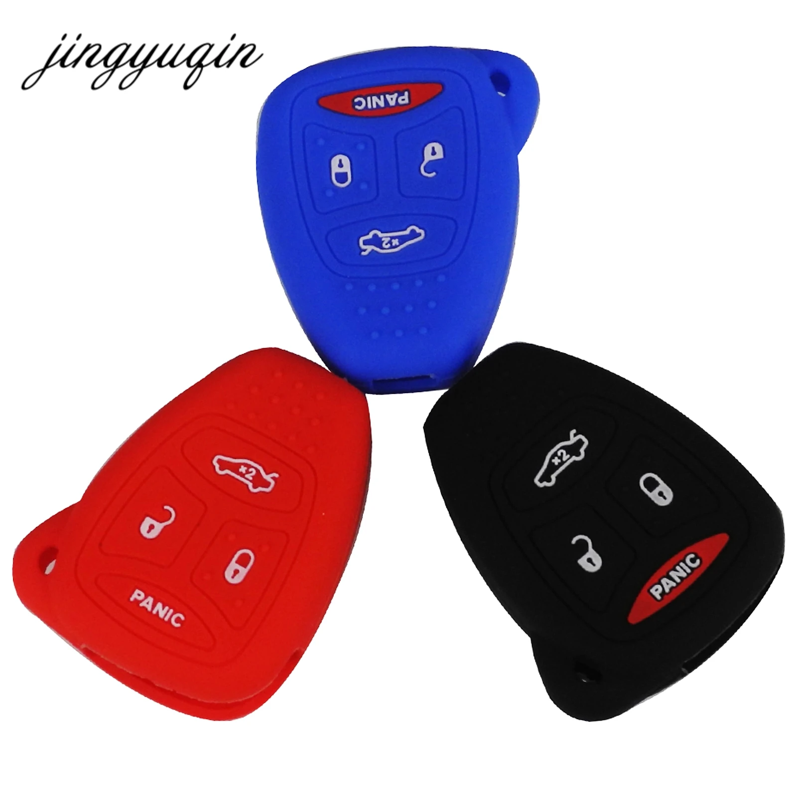 Jingyuqin Кремниевая модель для Jeep Wrangler Cherokee Chrysler Liberty Pacifica Sebring Aspen Magnum Charger Dodge|Футляр