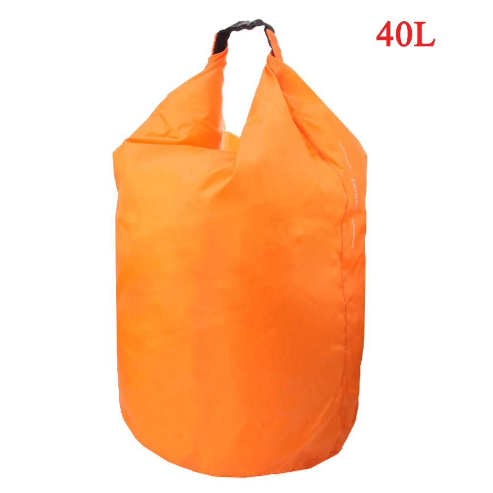 40L /8L/40L/70L Открытый водонепроницаемый мешок Каякинг рафтинг сухой мешок гребли рыболовный мешок плавательный мешок для хранения Сумка для кемпинга Пешие прогулки - Цвет: 40L