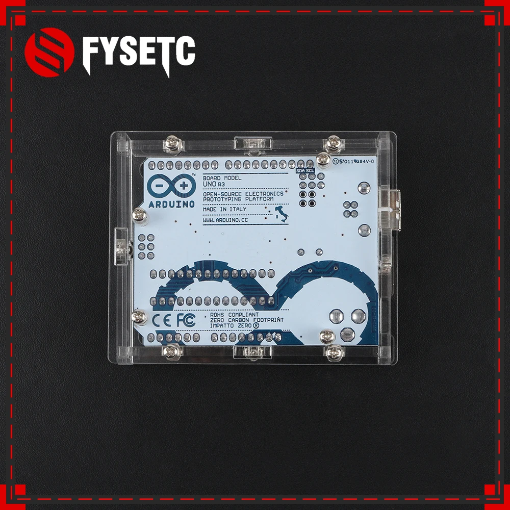 

2pcs Uno R3 Case Enclosure Transparent Acrylic Box Clear Cover Compatible For Arduino Uno R3 Board Module Diy Kit