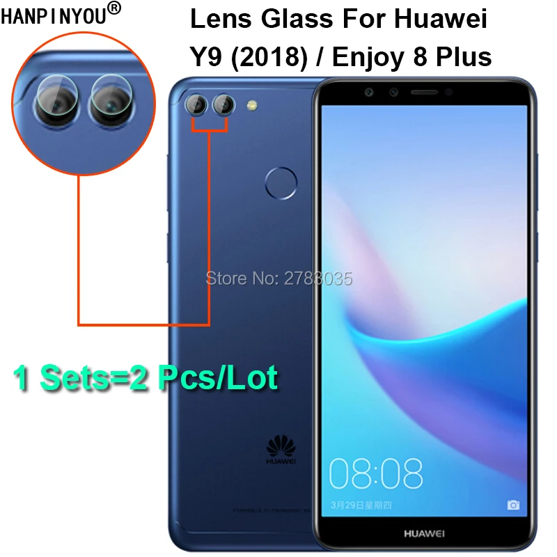 1 комплект = 2 шт./лот для Huawei Y9 (2018) / Enjoy 8 Plus + 5 93 дюйма прозрачная тонкая задняя
