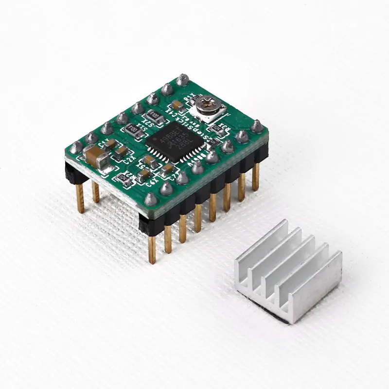Запчасти для 3D принтера Reprap Stepper Driver A4988 модуль шагового двигателя с радиатором