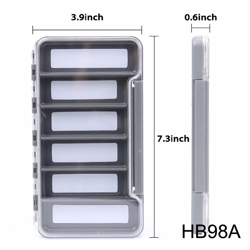 Maximumcatch Fly Box тонкий водонепроницаемый легко держать/прорезать пенопластовая