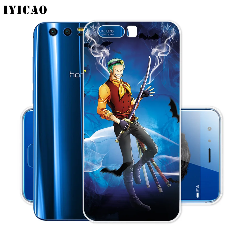 Мягкий силиконовый чехол IYICAO Roronoa Zoro для Huawei Y9 Y7 Y6 Prime 2018 Honor 8C 8X 8 9 10 Lite 7X 7C 6A 7A