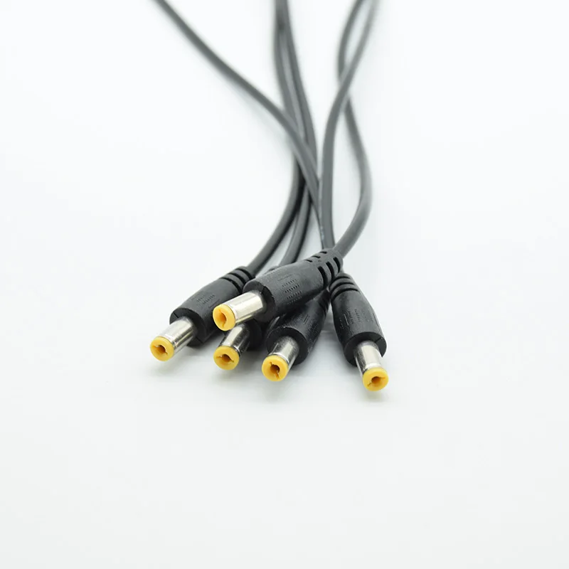 5 шт. 5*2 1 мм 5x2 разъем постоянного тока Удлинительный кабель 22AWG штекер типа мама