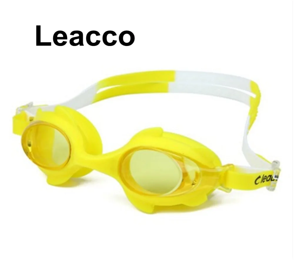 Милые детские водонепроницаемые противотуманные очки для плавания защитные