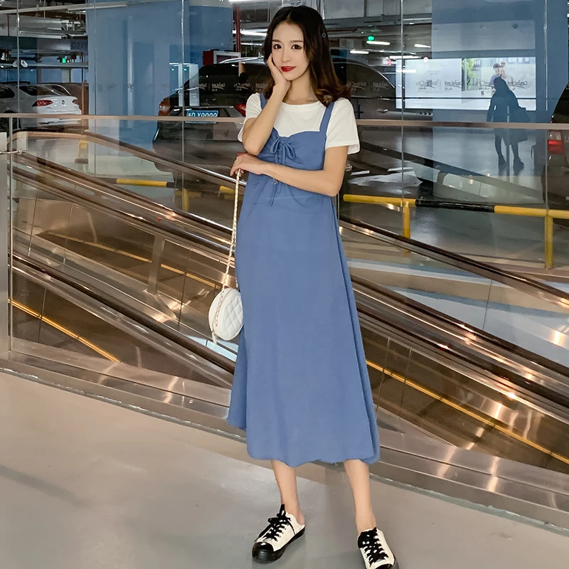 2019 Новое поступление летнее платье для беременных женское элегантное с коротким