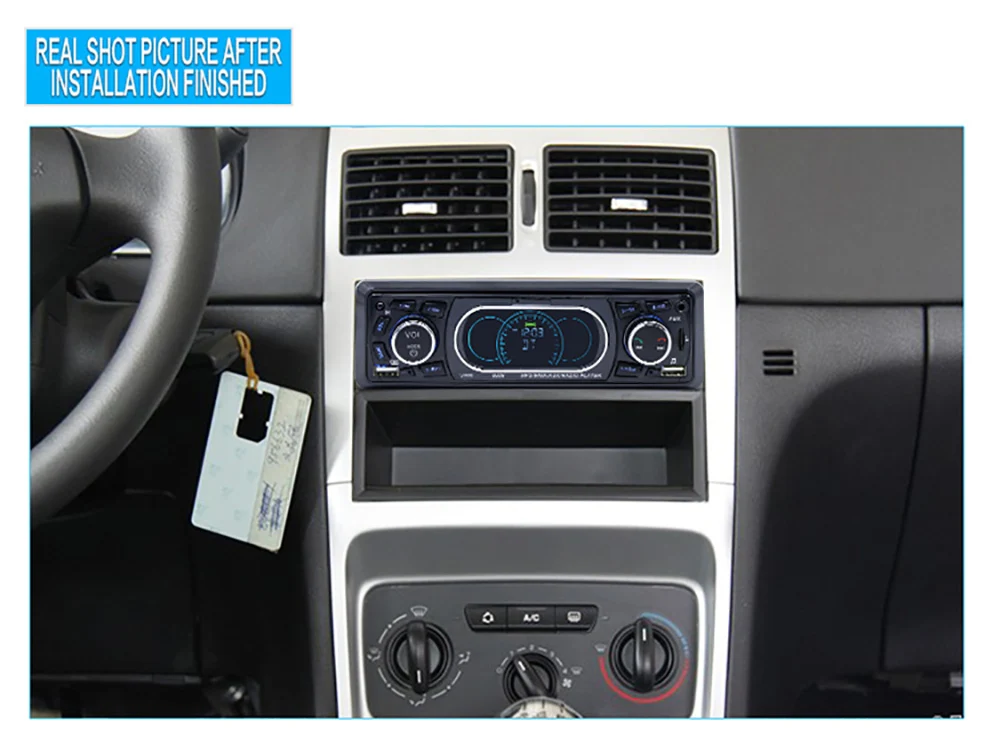 AMPrime 1din 12 в Bluetooth Стерео FM радио MP3 аудио плеер 5 в зарядное устройство USB SD AUX Автоэлектроника сабвуфер 1 DIN Авторадио