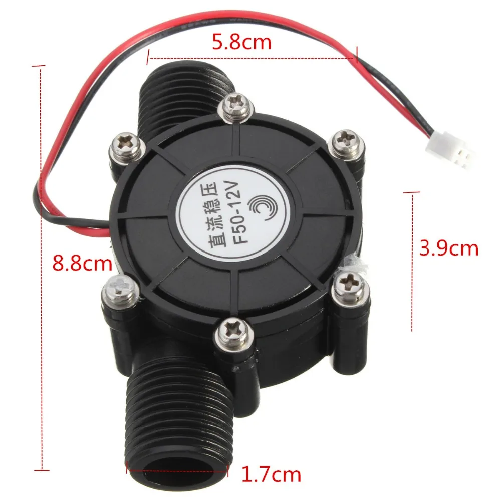 

80V/12V/5V 10W DC Micro Hydro Generator Tap Water Flow Hydraulic DIY