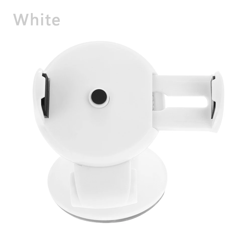 White 01 1PC 360 Degree Adjustable Auto Mobile Phone Stand Car Holder Dashboard Windshield Bracket for Universal Smartphone Accessories - Цвет: White 01