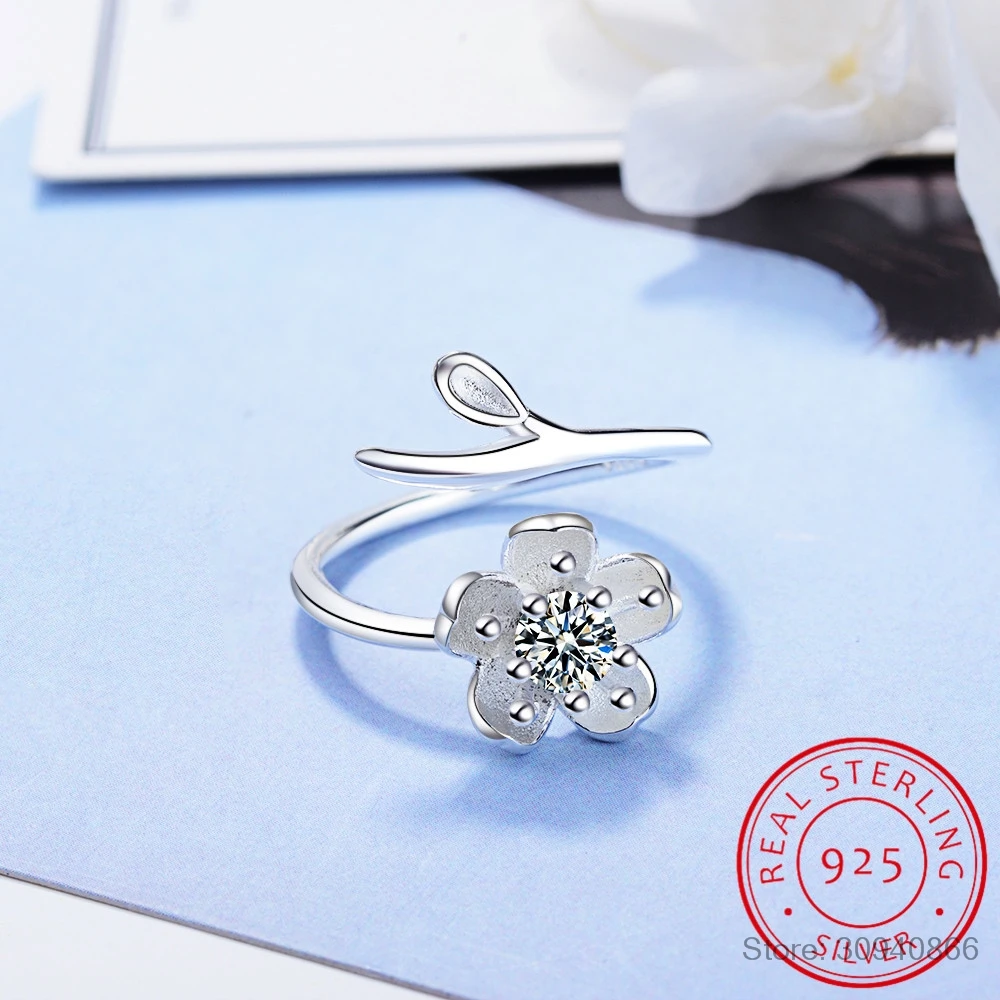 Женское кольцо из серебра 925 пробы регулируемого размера|Кольца| |