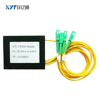 1x3 channel cwdm module abs box 3channel cwdm multiplexer single fiber