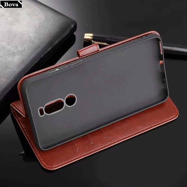 Чехол из искусственной кожи для Meizu X8 чехол с держателем карт телефона бумажник