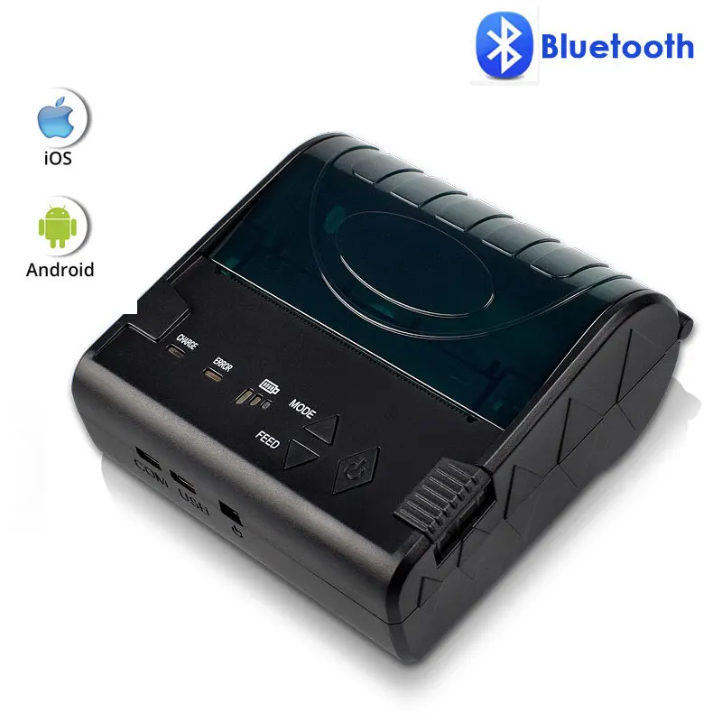 NETUM 80 мм Bluetooth термопринтер портативный 58 мм принтер для чеков для Android IOS Iphone ipad ESC/POS терминал NT-1809DD