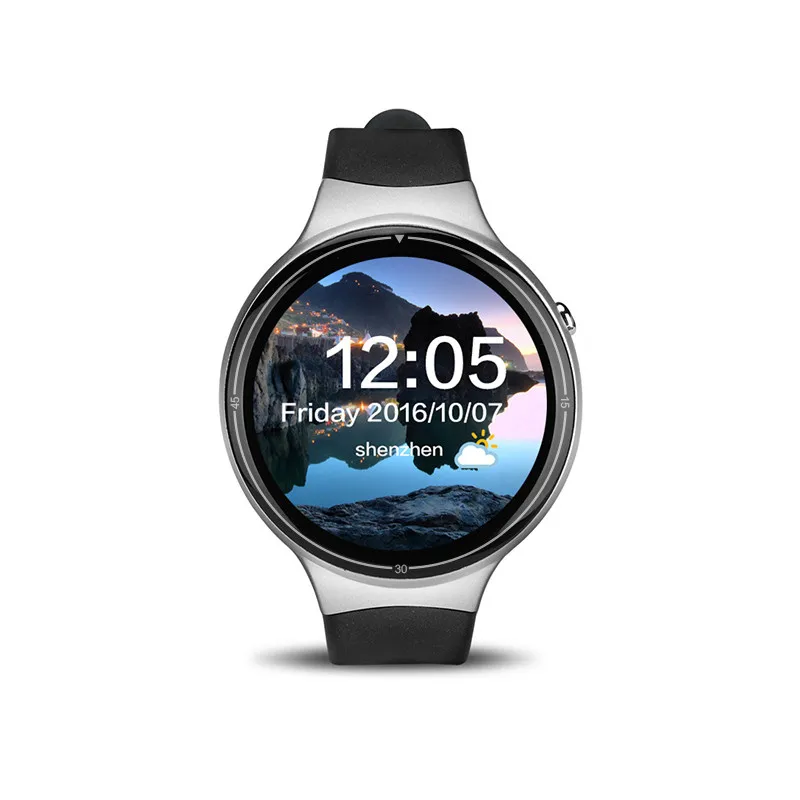 silver MTK6580 I4 Pro умные часы мужские часы телефон Android 5,1 3G Ram 2 ГБ/Rom 16 Гб gps Bluetooth часы Смарт часы PK Les1 часы - Цвет: silver