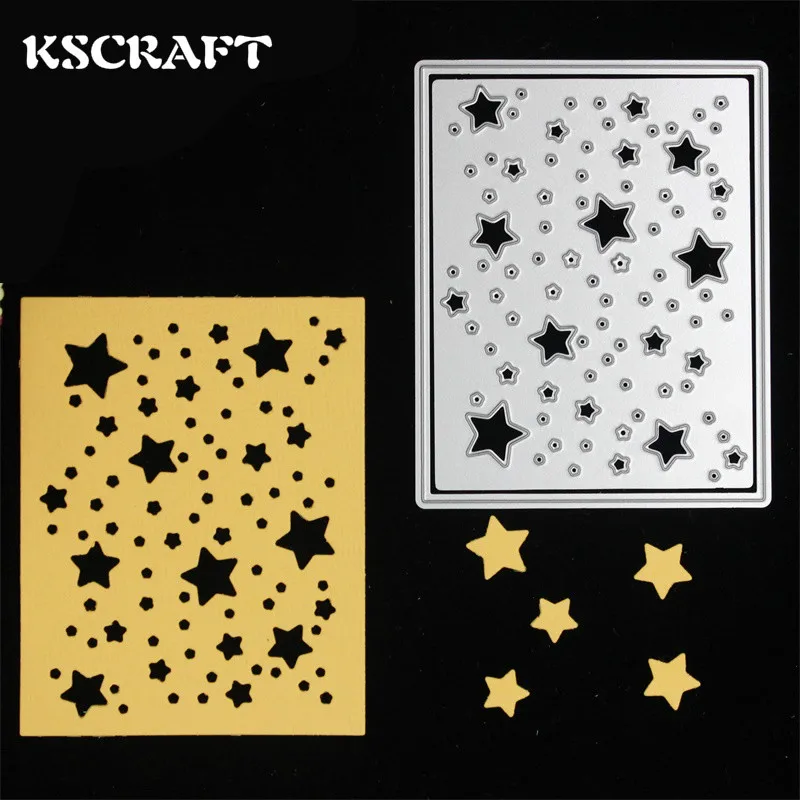 KSCRAFT звезда рамка металлические режущие штампы для DIY Скрапбукинг/изготовление