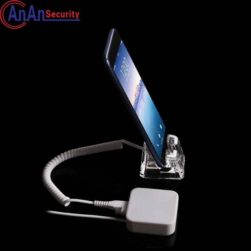 20pcs Wholesale 1 Channel Alarm System Rope Sensor Earphone Port Alert Anti-theft Machine Charge Retail store EXhibition