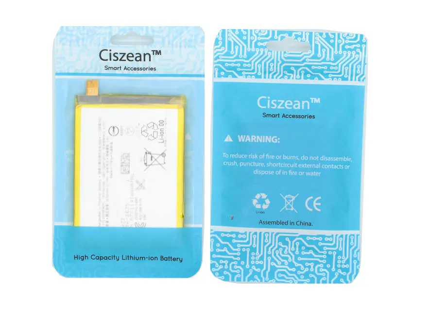 Сменный аккумулятор для смартфона Ciszean 1 шт. LIS1605ERPC 3430 мА/ч/Вт/ч E6883 Z5P Dual E6853 Z5 Premium Z 5