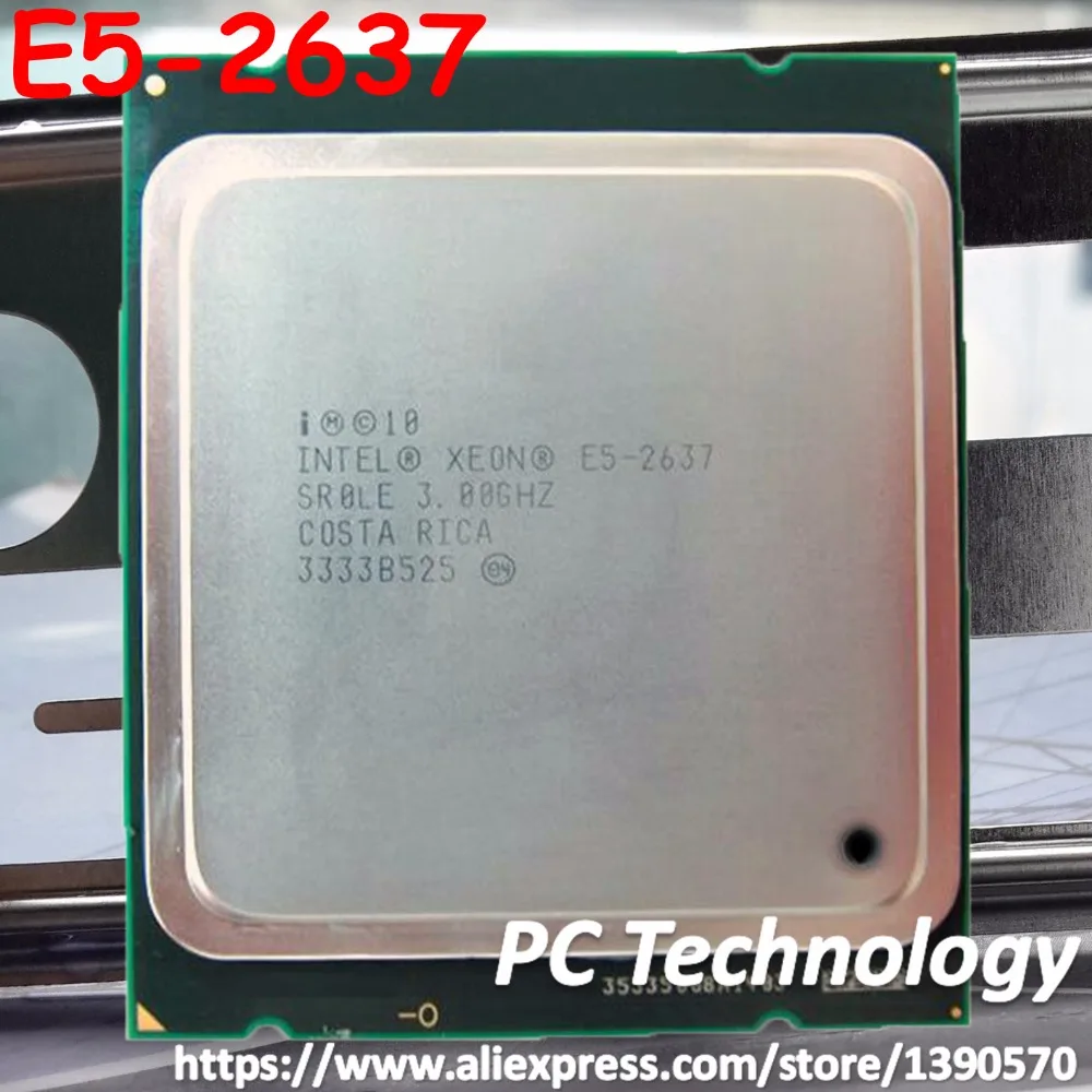 Оригинальный двухъядерный процессор Intel Xeon 2637 E5 3 0 ГГц 5 м LGA2011 1600 МГц 80 Вт