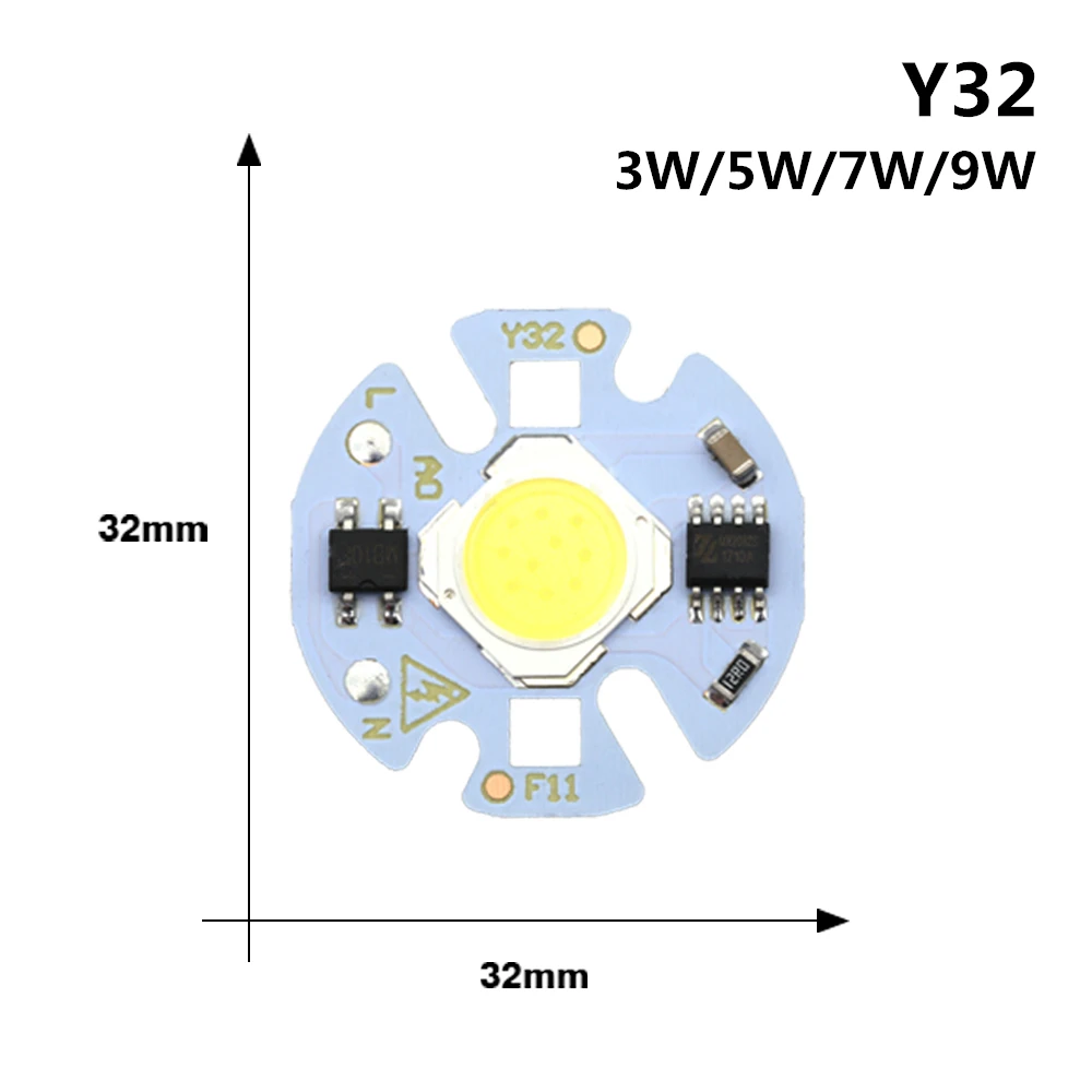 COB светодиодный светильник чип 220V 3W 5W 7W 9W 10W 20W 30W 50W Smart IC драйвера не потолочные светильник Точечный светильник DIY светильник ing ампулы светодиодный лампы