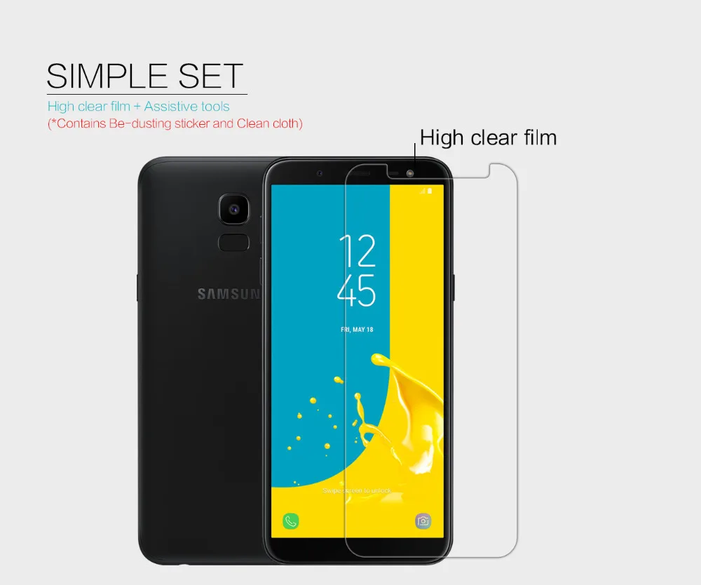 2 PCS NILLKIN Film For Samsung Galaxy J6 Screen Protector Anti-Glare Matte Super High Clear Protective | Мобильные телефоны и