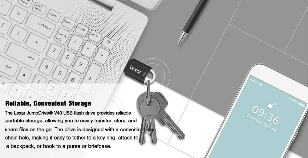 Lexar V40 USB флэш-накопитель 32 ГБ флеш-накопитель 64 Гб Флешка 16 ГБ USB 2,0 карта памяти USB диск ключ
