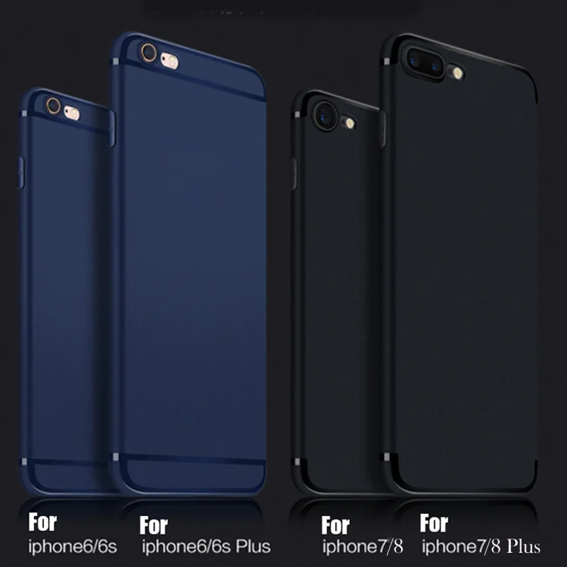 

Oppselve Luxury Silicone TPU Phone Case For iPhone 6 6s 7 8 Plus Ultra Thin Cute Capinhas For iPhone 7Plus 6Plus Cover Case Capa