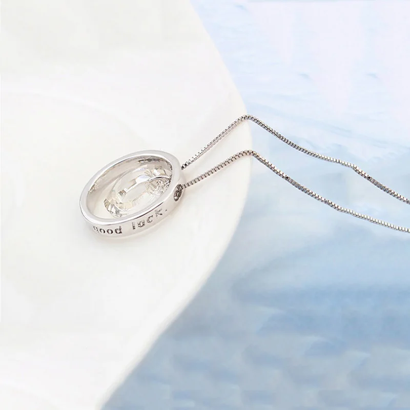 Перегородка высокое качество ожерелья с двойными кольцами колье кристаллами