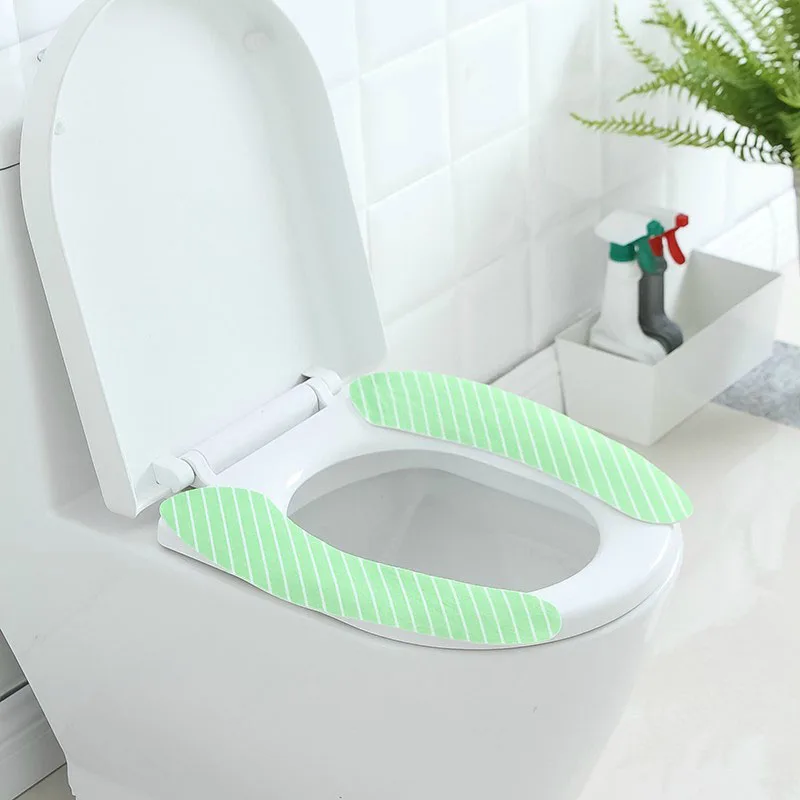 3 пары Wc аксессуары крышка для сиденья унитаза теплые мягкие нетканые ткани
