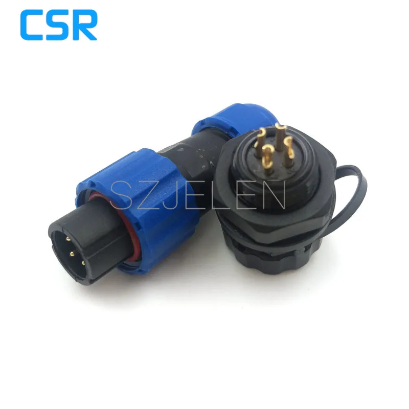 SD13 4 контактные кабельные разъемы водонепроницаемые розетки 250 В светодиодный